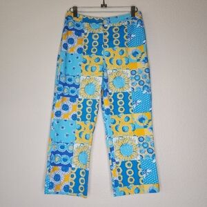 Lilly Pulitzer White Lable Sunflower Pants 2P